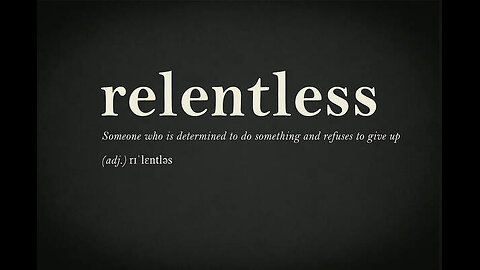 RELENTLESS: LOVE COVERS A MULTITUDE OF SINS