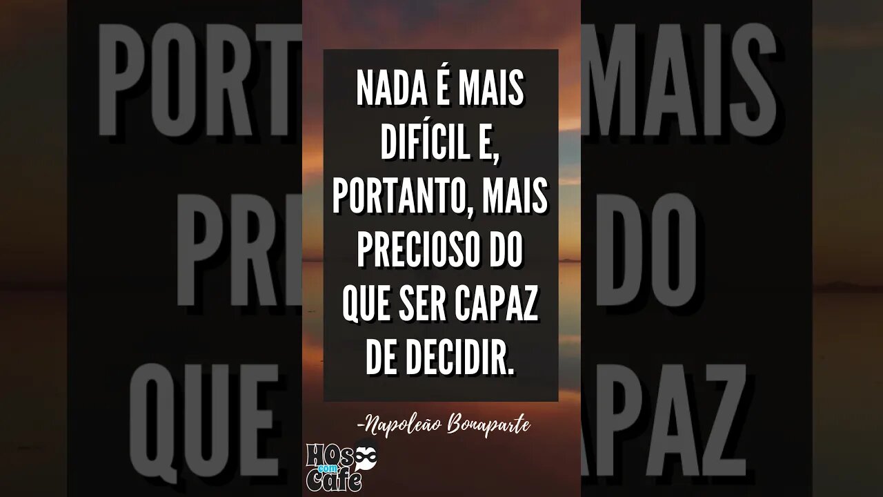 Frase do Napoleão Bonaparte 5 | #shorts