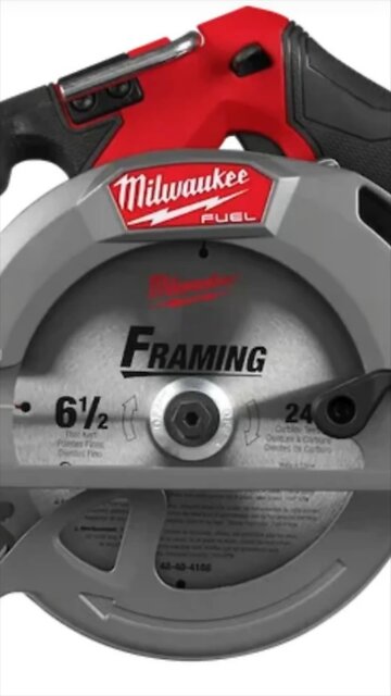 New Milwaukee Fuel 61/2 in circular saw.