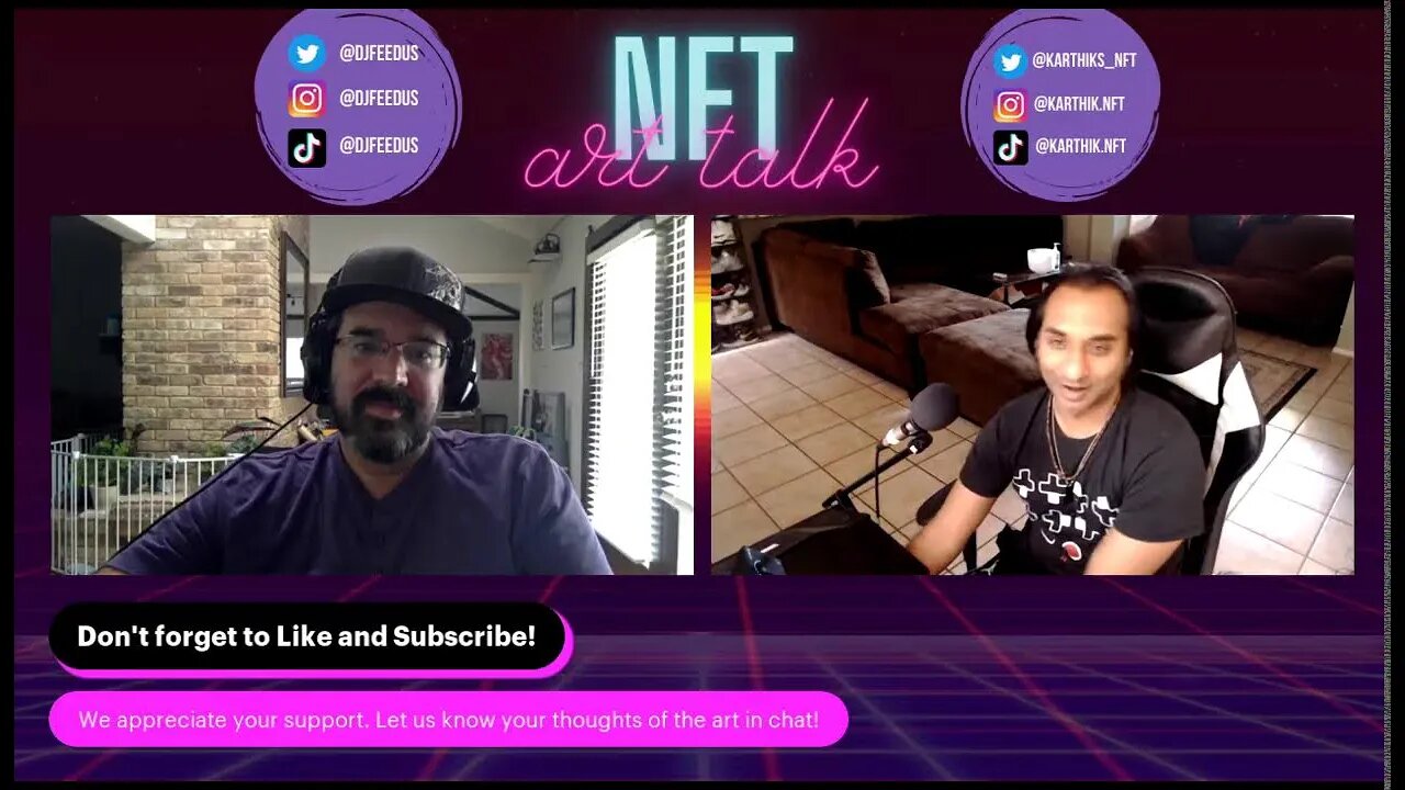 NFT ART TALK - EP 44 - LIVE FROM THE JAM ROOM - PART 8