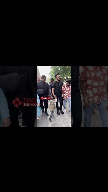 Raj Kundra HOLDS hand of a poor kid as he arrives without mask at UT 69 trailer launch