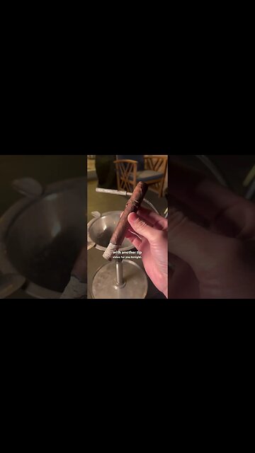 How To Ash Your Cigar #gentleman #cigar #cigars #tips #howto