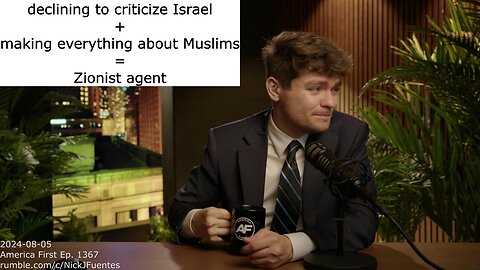 Nick Fuentes on Robert Eisenman, Peter Thiel and Jewish shilling (ep 1367 clip)