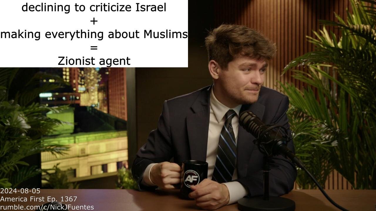 Nick Fuentes on Robert Eisenman, Peter Thiel and Jewish shilling (ep 1367 clip)
