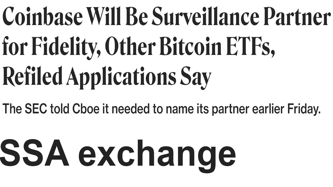 🌐Blackrock Bitcoin Spot ETF may be a SECRET way for the SEC to get all you Data and Crypto Info🏦