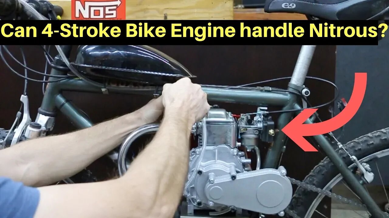 Will the 4-Stroke Bike Survive Nitrous Oxide? Let's find out!