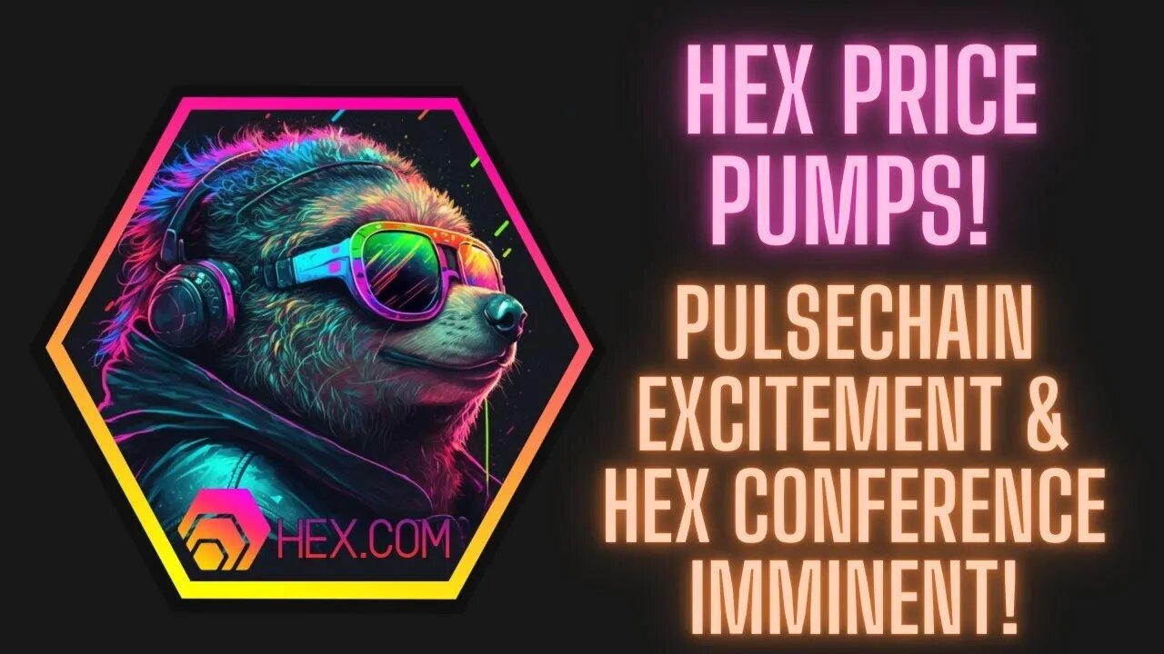 Hex Price Pumps! Pulsechain Excitement & Hex Conference Imminent!