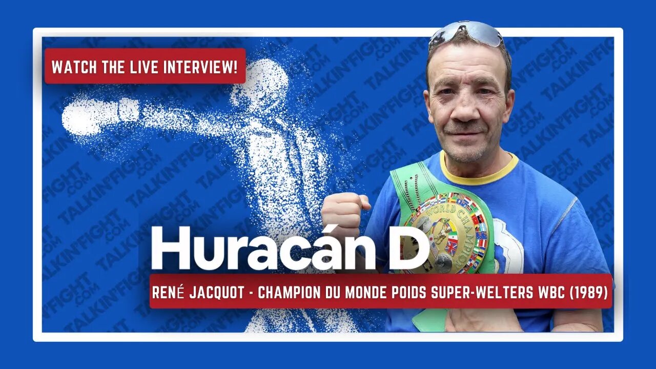René Jacquot - Champion du monde poids super-welters WBC (1989) | Talkin Fight