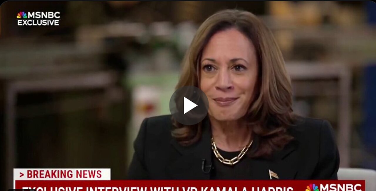 Kamala: "Probably the biggest gut decision I've made most recently is to choose my running mate."