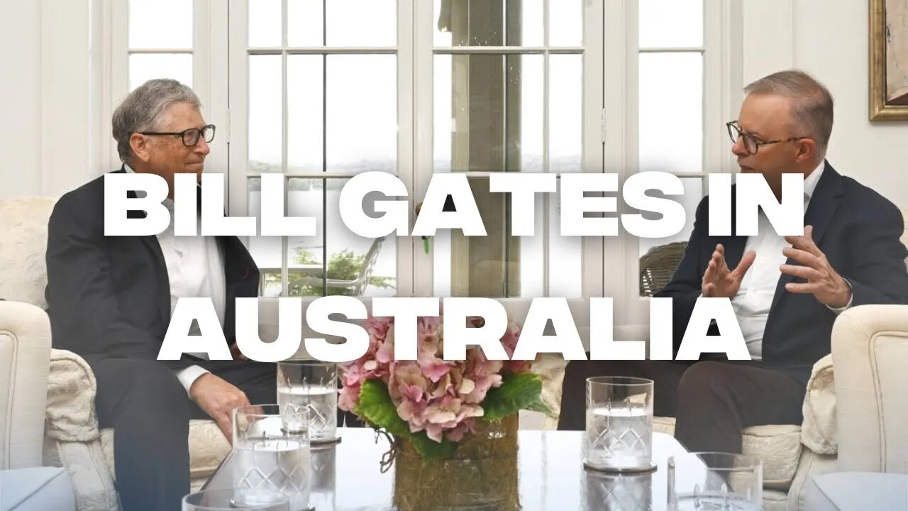 Bill Gates Arrives In Australia
