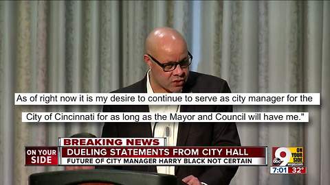 Dueling statements from City Hall