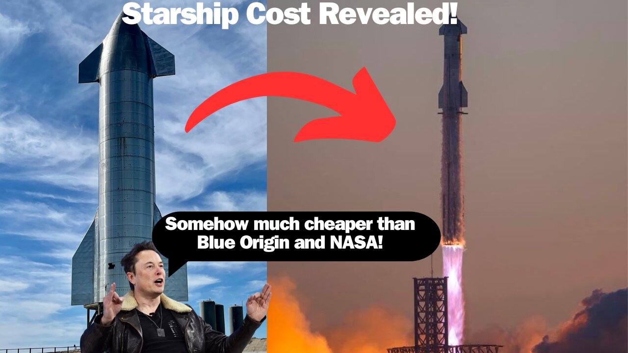 Elon Musk SHOCKS the World with Starship's Mind-Blowing Cost Revealed: The Secret SpaceX Revolution!