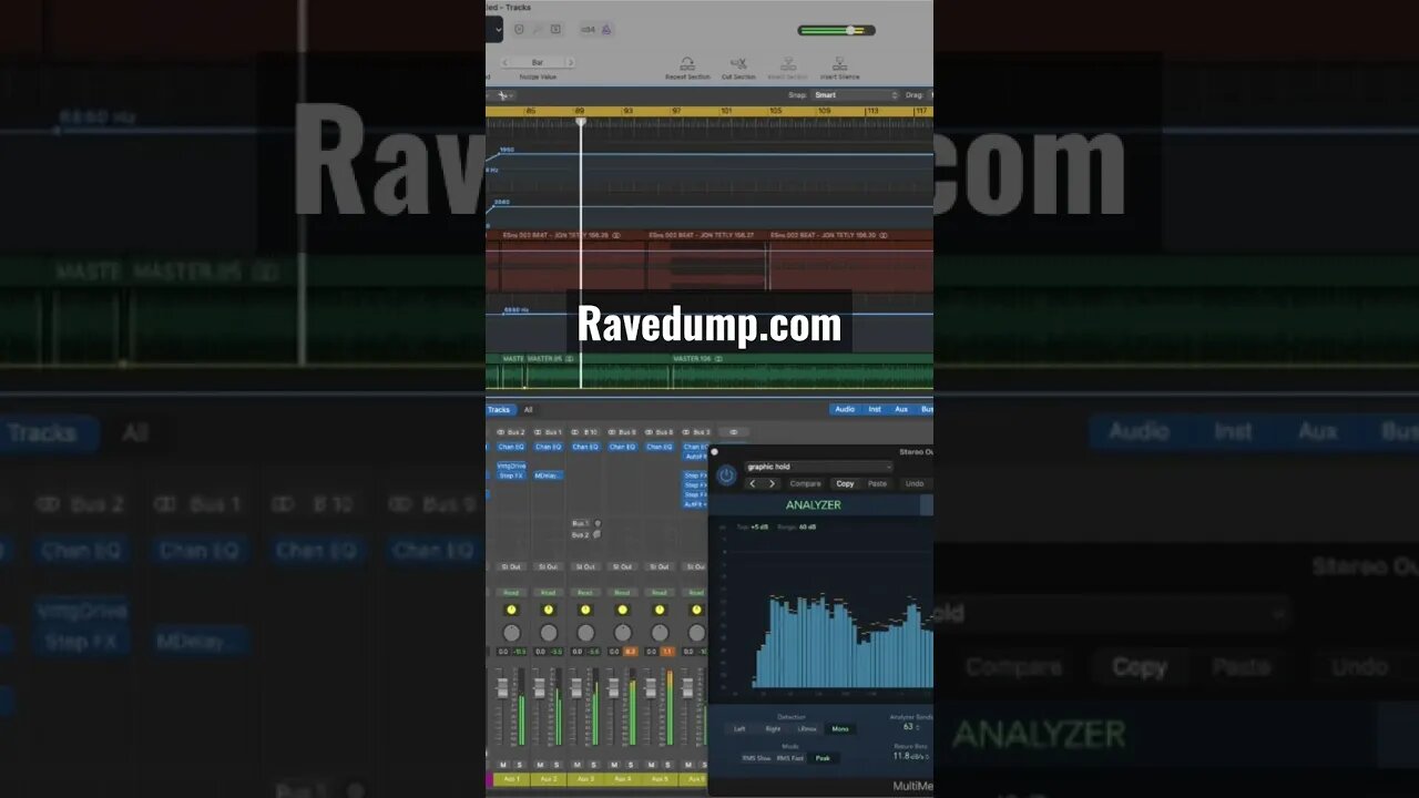 DUKE IN THE BOX - DAW Editing with Ravedump.com #techno #acidsound #logicpro #sounddesign #acidtrax