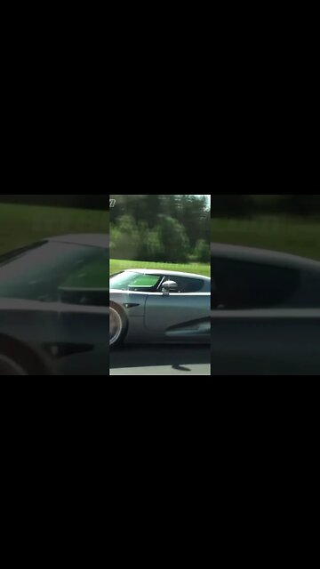 😅Rerace Nissan GT-R vs Koenigsegg CCR Evo with headstart from the GTR #koenigsegg #ccr #koenigseggcc