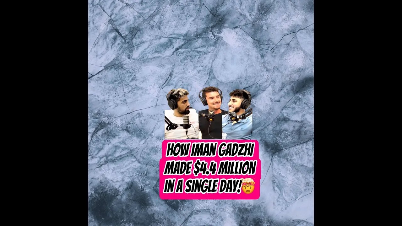 How Iman Gadzhi made $4 4 Million in a single day! 🤯 #shorts