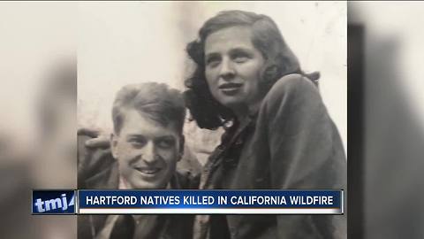 Couple killed in wildfire built a life in Hartford