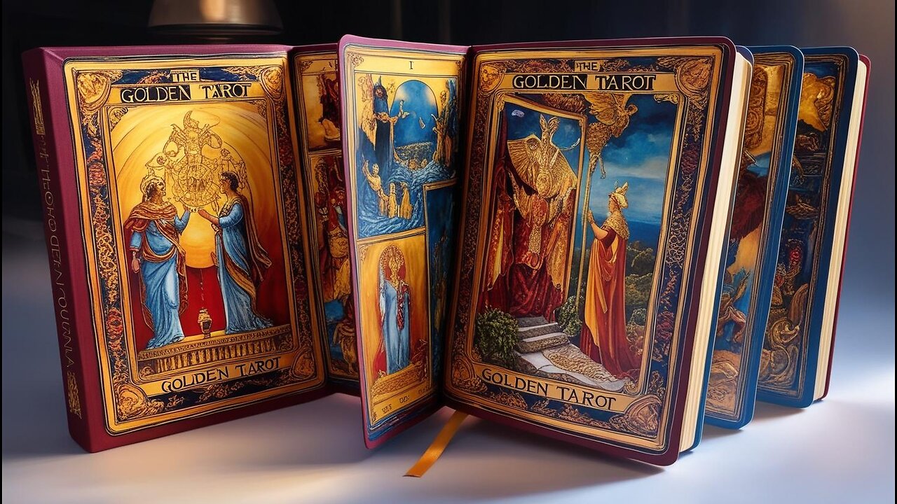 GOLDEN TAROT CARDS JOURNAL @KATERINAKOSTAKI