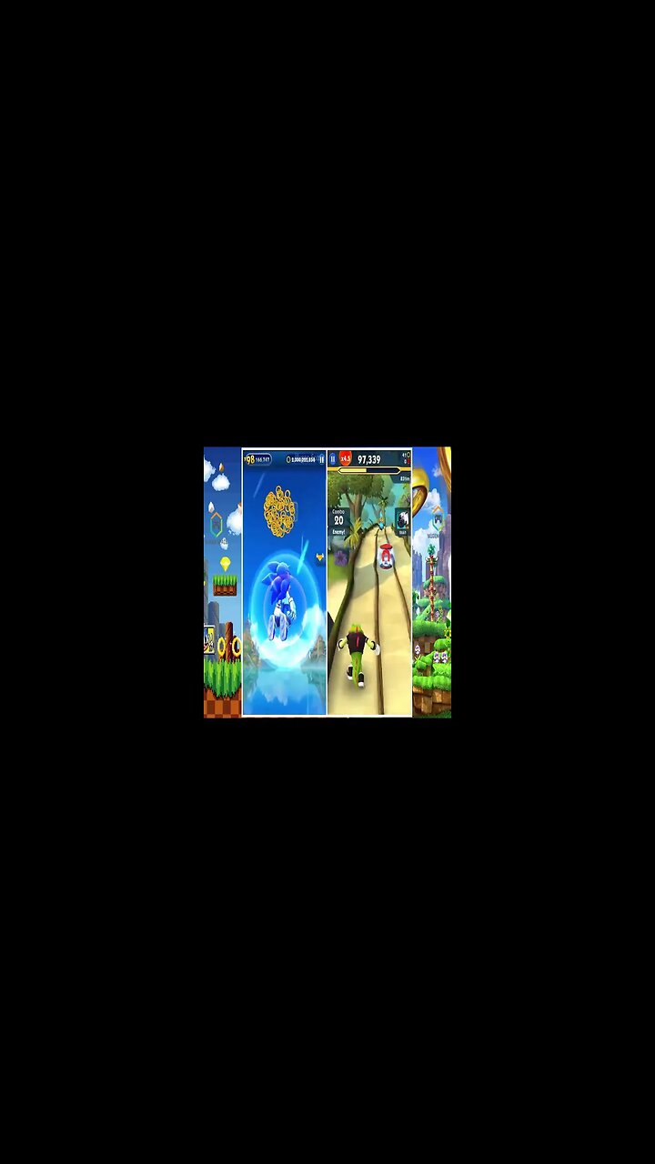 Sonic Dash VS Sonic Dash 2 Sonic Boom I Slugger Sonic VS Jector #shorts ...