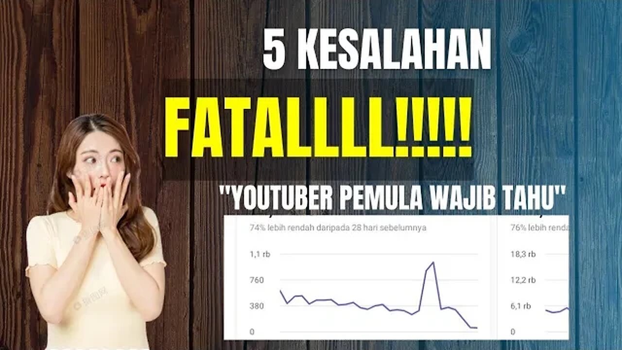 5 Kesalahan Fatal wajib tahu Buat Youtuber Pemula |Terbaru monetisasi 2023
