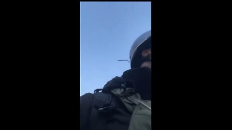 Watch missile fly over Australians in Ukraine!