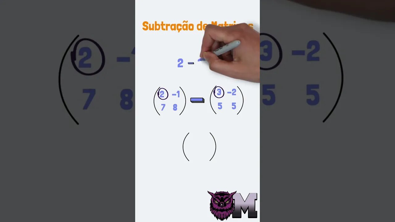 SUBTRAINDO MATRIZES de forma RÁPIDA e FÁCIL |Matletas