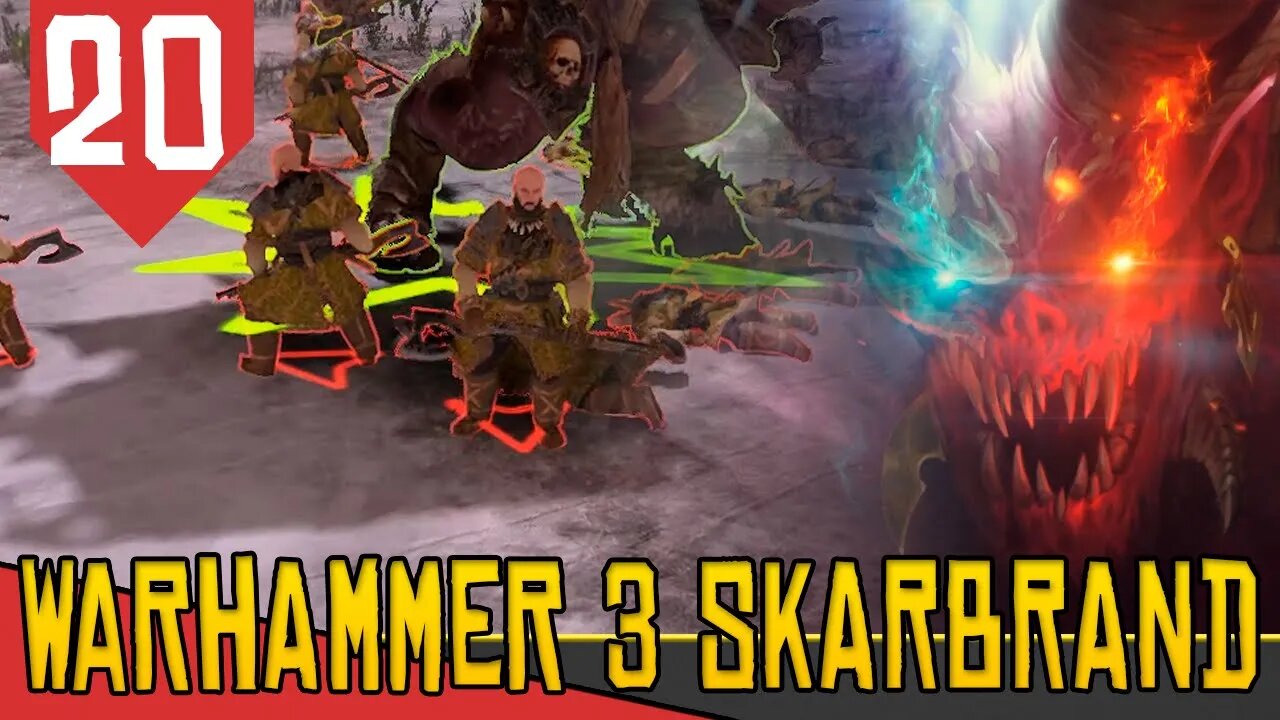 Combate contra RUSSOS - Total War Warhammer 3 Skarbrand #20 [Série Gameplay Português PT-BR]