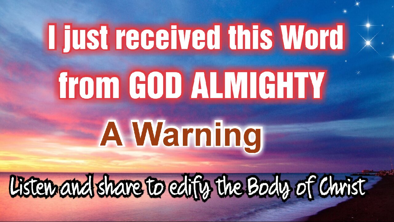 Warning from The LORD to all Followers of JESUS CHRIST #ministry #Salvation #rapture #wisdom #prayer