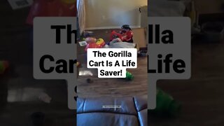 MOVING A DISGUSTING COUCH WITH THE GORILLA CART! SOONER STATE JUNK REMOVAL | OKLAHOMA CITY