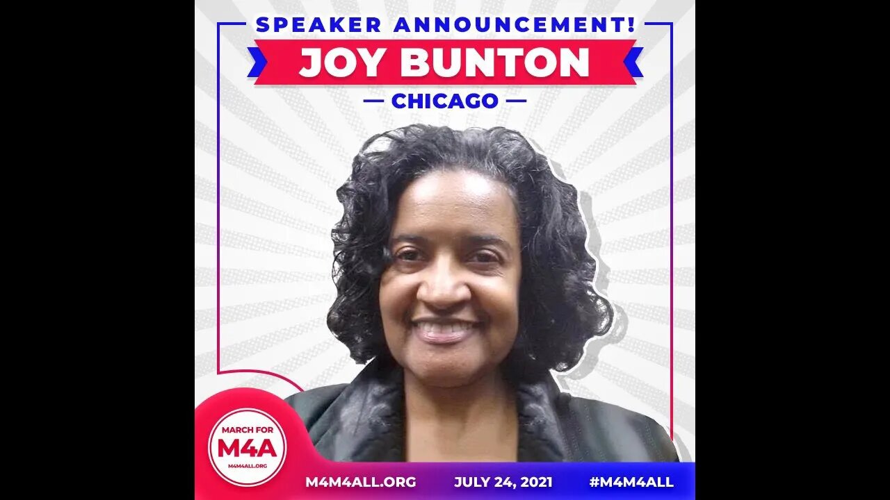 Chicago #M4M4ALL Rally Organizer Joy Bunton