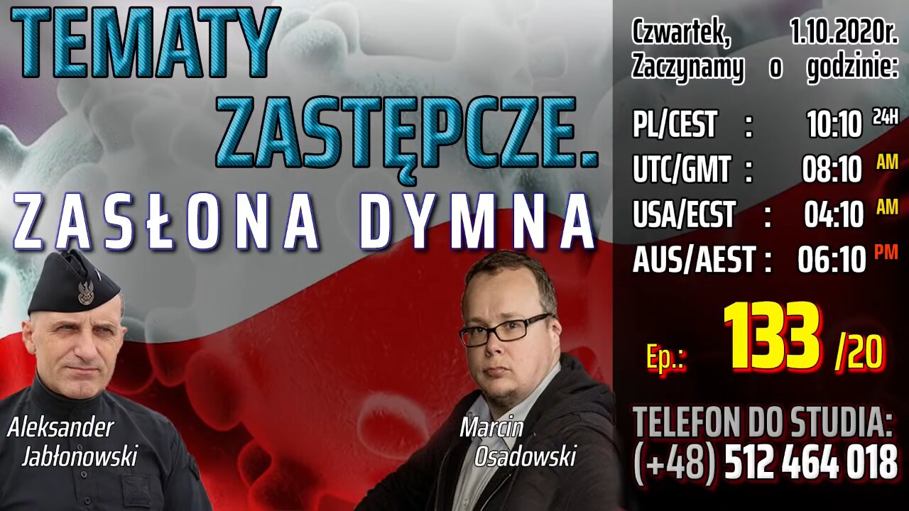 TEMATY ZASTĘPCZE - Zasłona dymna - Olszański, Osadowski NPTV (01.10.2020)