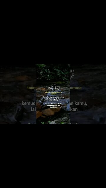 Surah Al-BaQarah ayat 28 . #quran #quranrecitation #shorts