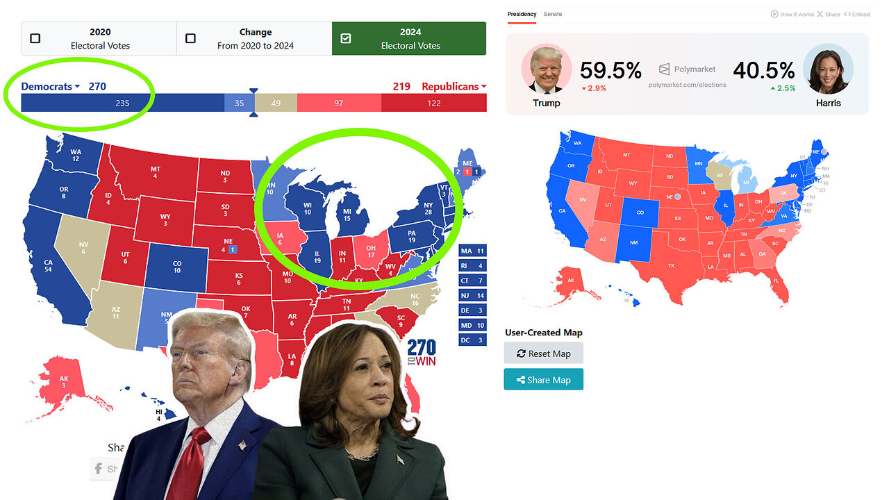 The Establishment Uni-parties Path For A Kamala Harris 270 Victory