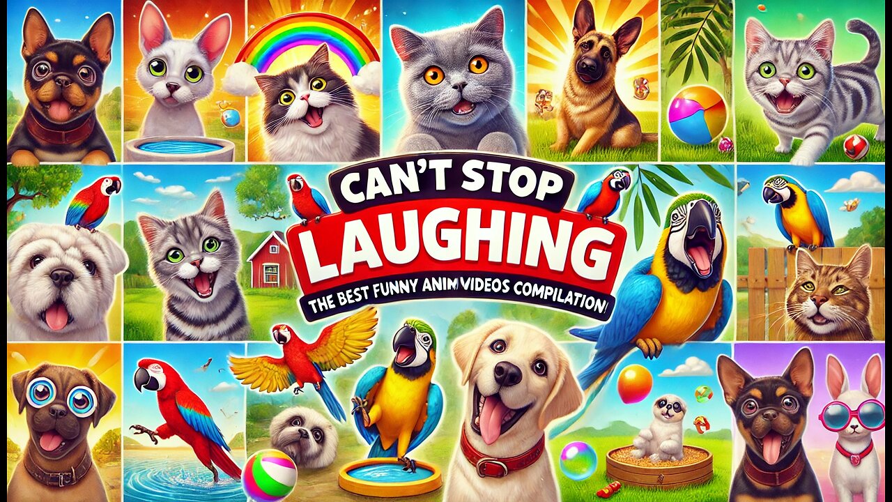 Can't Stop Laughing: The Best Funny Animal Videos Compilation!