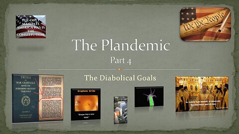 The Plandemic ~ Part 4 - The Diabolical Goals