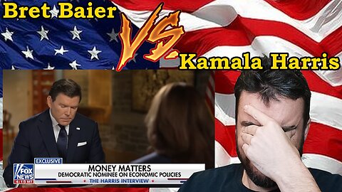 Kamala Harris vs Bret Baier! Bloodbath on Air! #kamala #bretbaier #foxnews #election