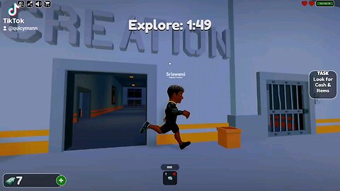 playing Roblox jail break