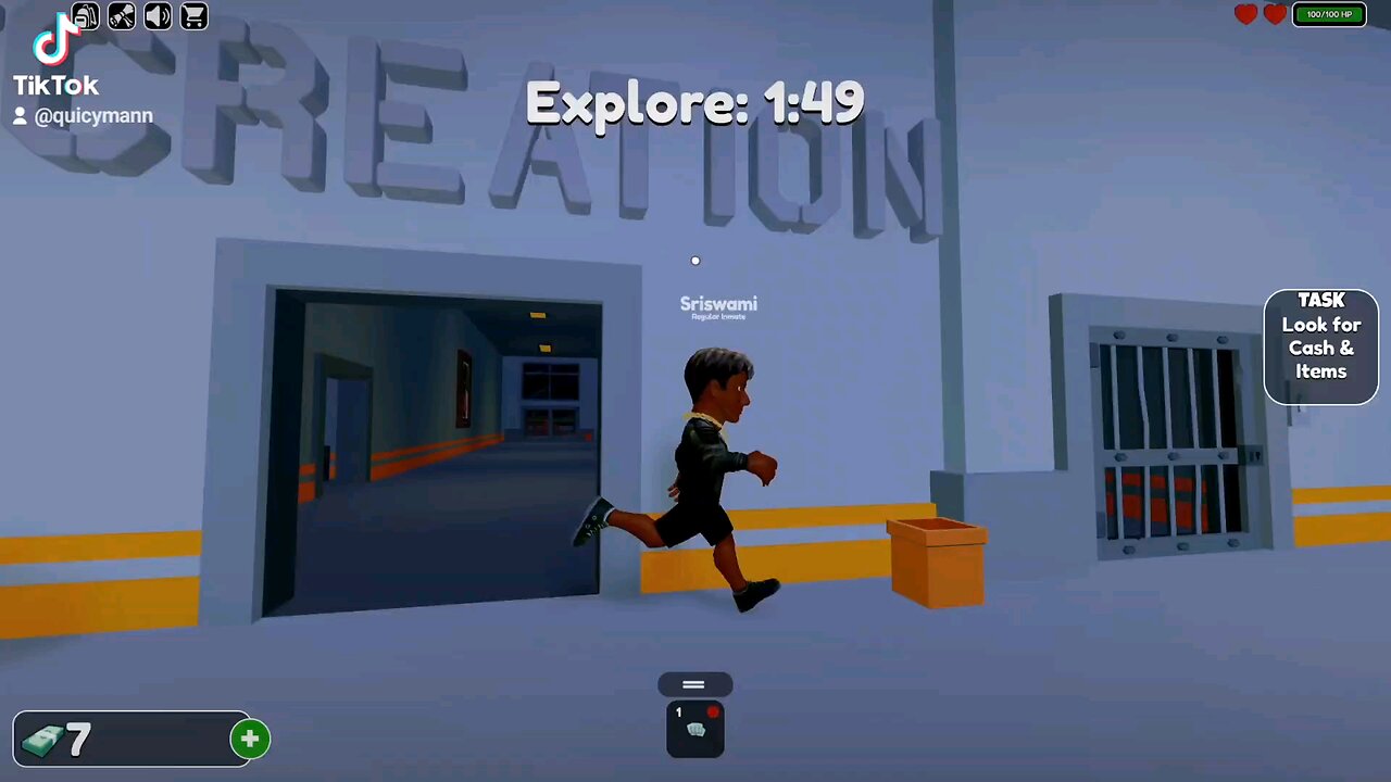 playing Roblox jail break