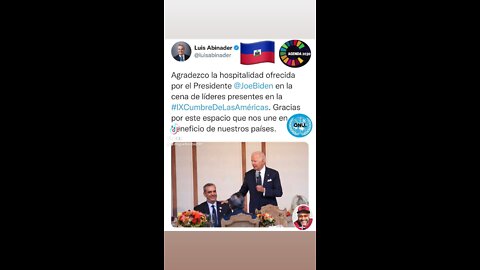 Presidente dominicano Luis Abinader,traidor