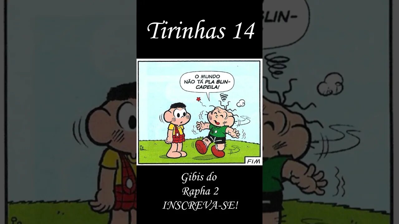 Tirinhas da Turma da Mônica nº 14 | Gibis do Rapha 2 #shorts