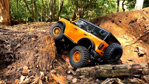 Ford Bronco Traxxas Trx4 rc crawler off road challenge video