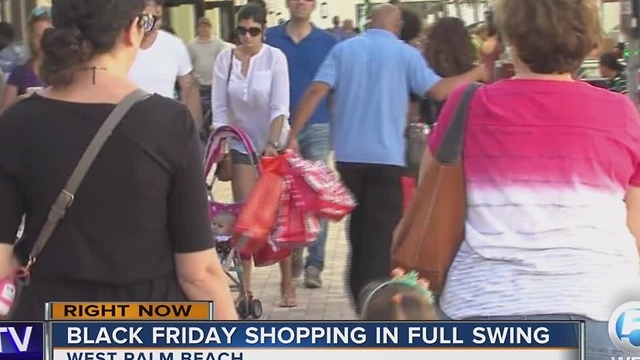 Black Friday shoppers out in full force