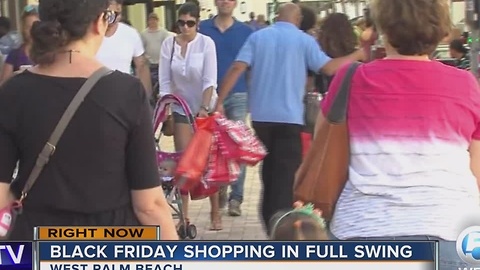 Black Friday shoppers out in full force