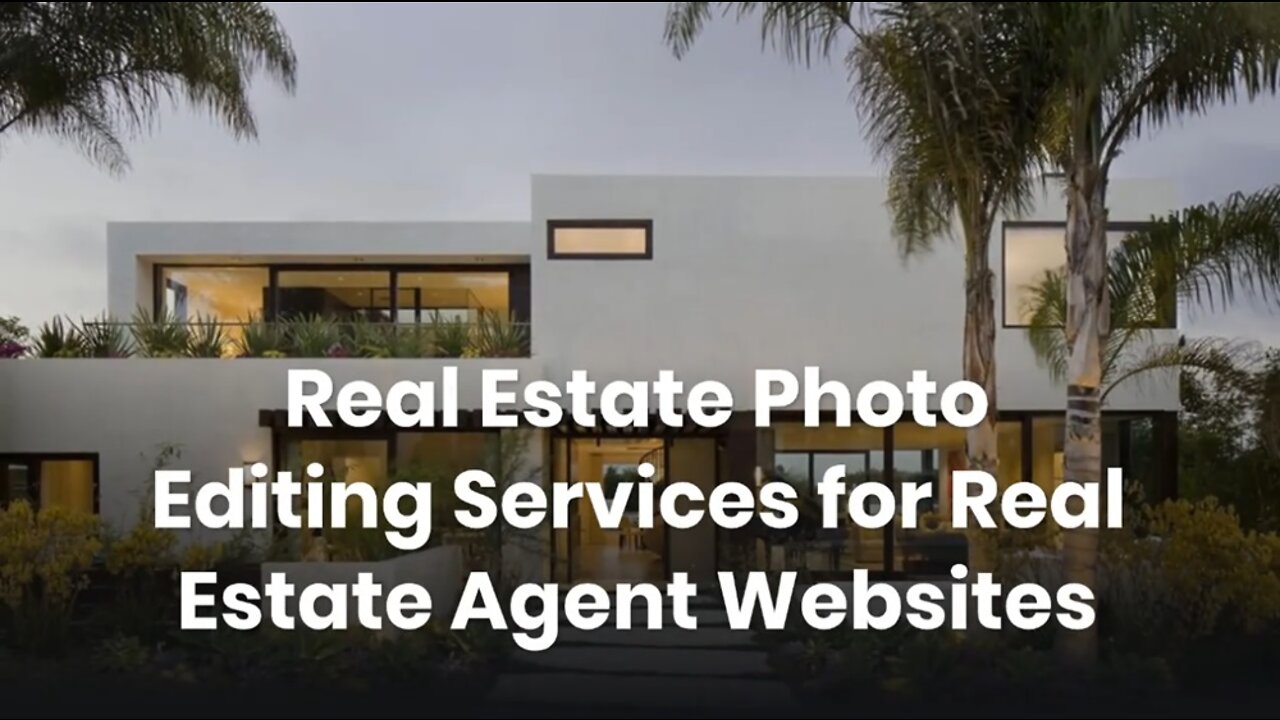 Real Estate Photo Editing Services for Real Estate Agent Websites