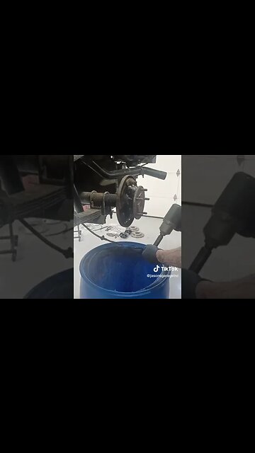 rear drum brake removal the easy way