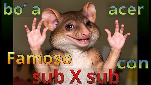 Hablemos de los niños rata que hacen sub X sub