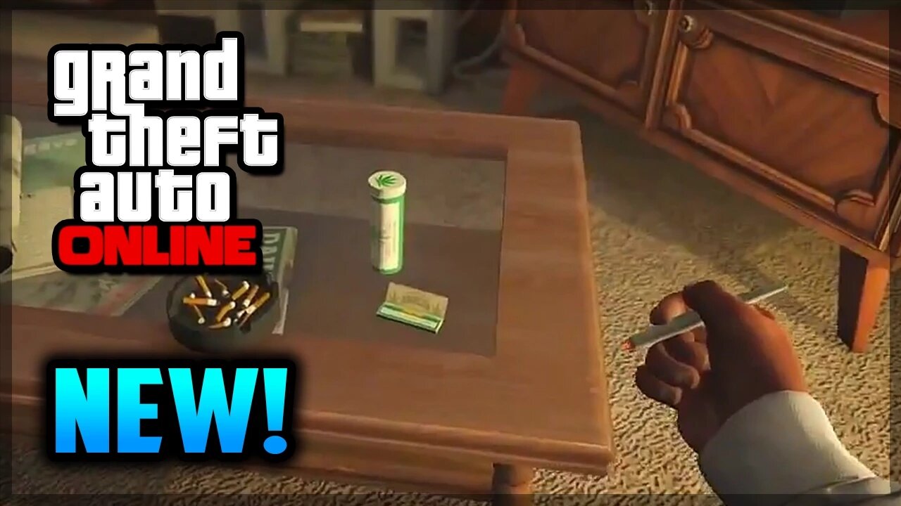 GTA 5 PS4 - NEW Smoking Weed First Person! (GTA 5 Online Gameplay)