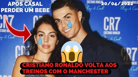 APOS DOIS DIAS DE LUTO, CRISTIANO RONALDO VOLTA AOS TREEINOS COM OTEU TIME, O MACNHESTER UNITED