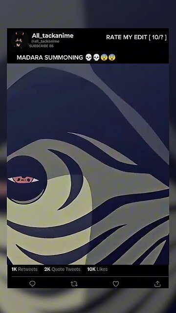 MADARA SUMMONING 💀💀😨