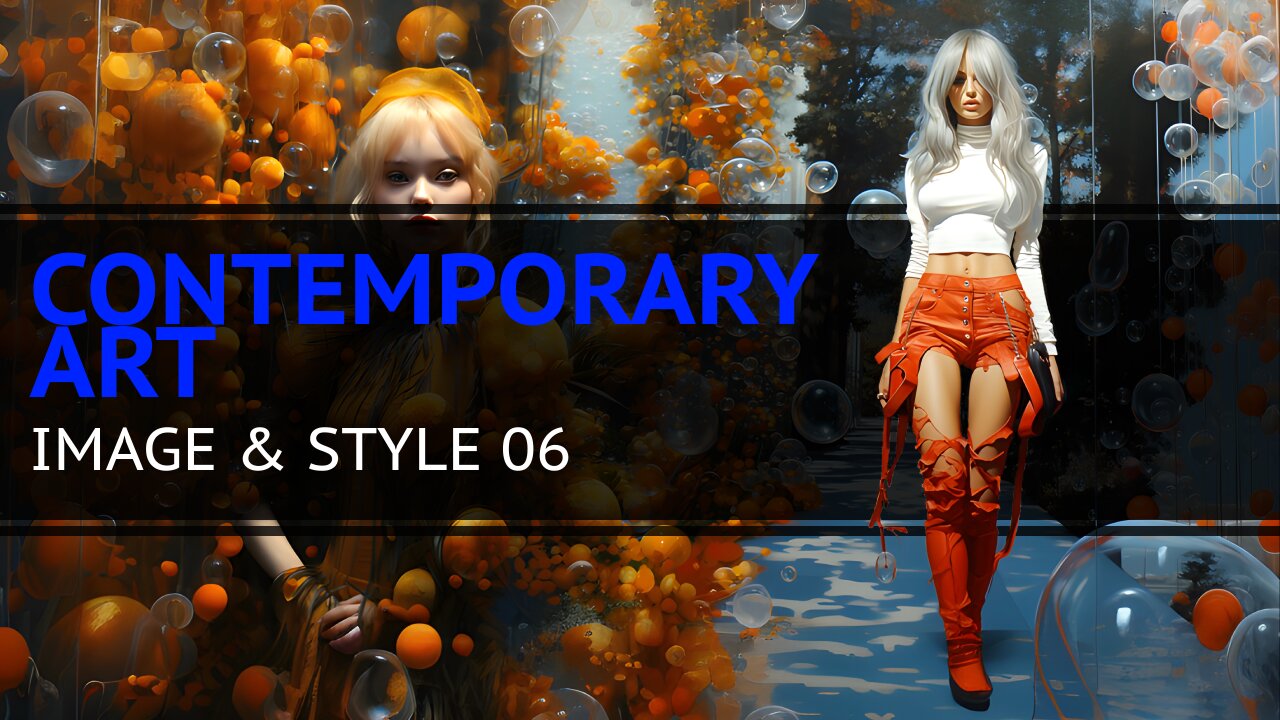 Contemporary Art - Adding Style to an Image in MidJourney 5.2 - Image & Style 06