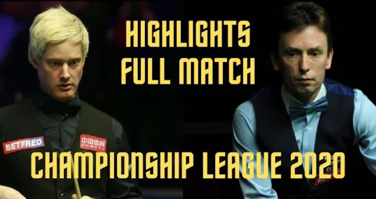 Neil Robertson vs. Ken Doherty | Championship League Snooker 2020